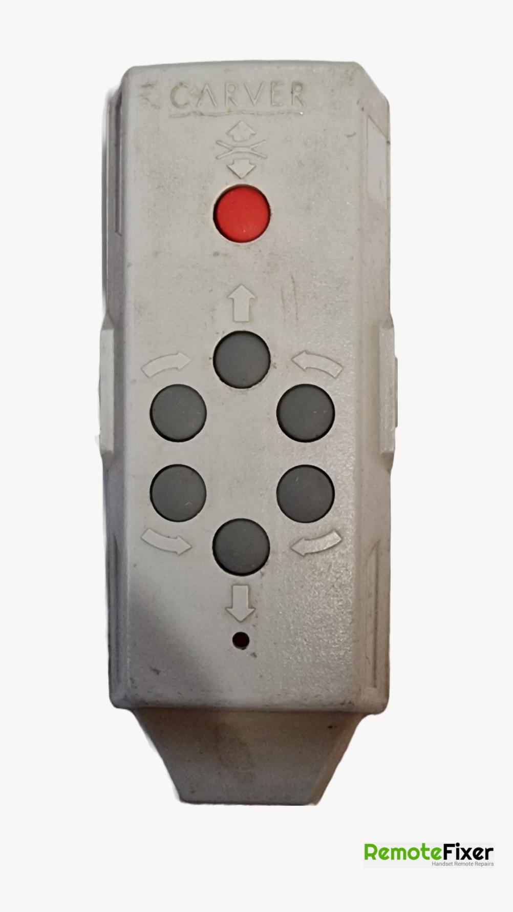 CARVER  Remote Control - Front Image