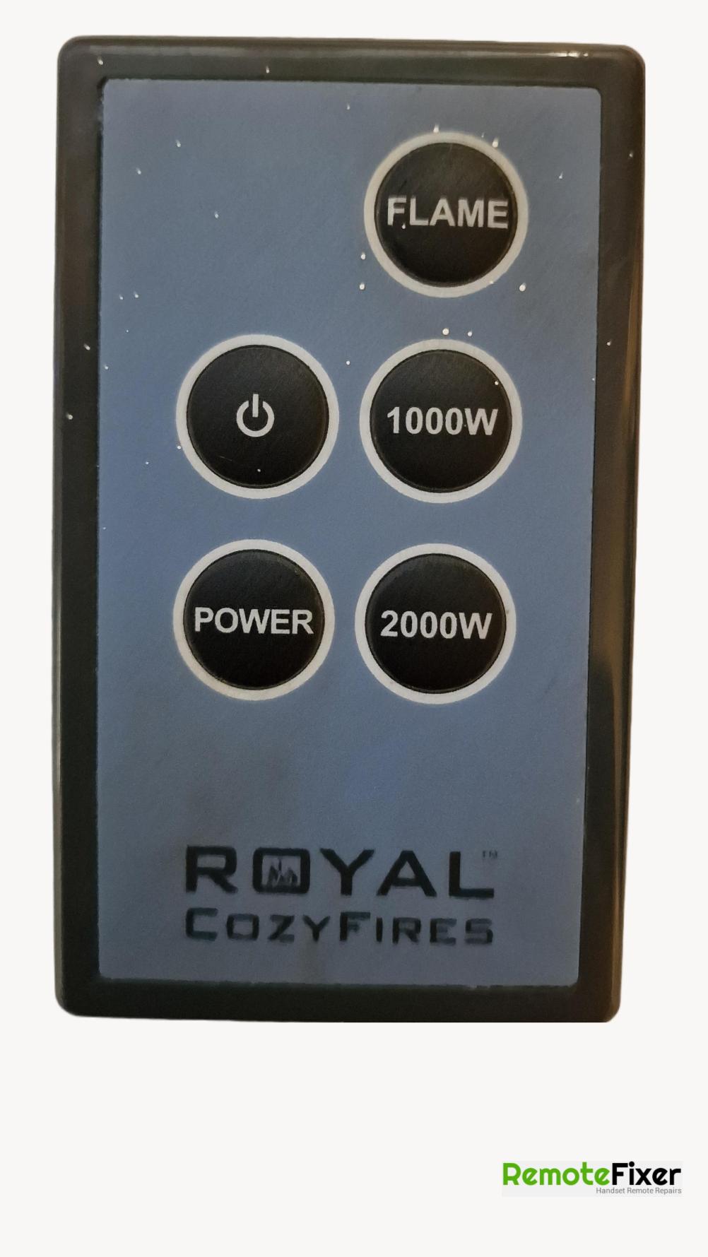 Royal cozyfire  Remote Control - Front Image