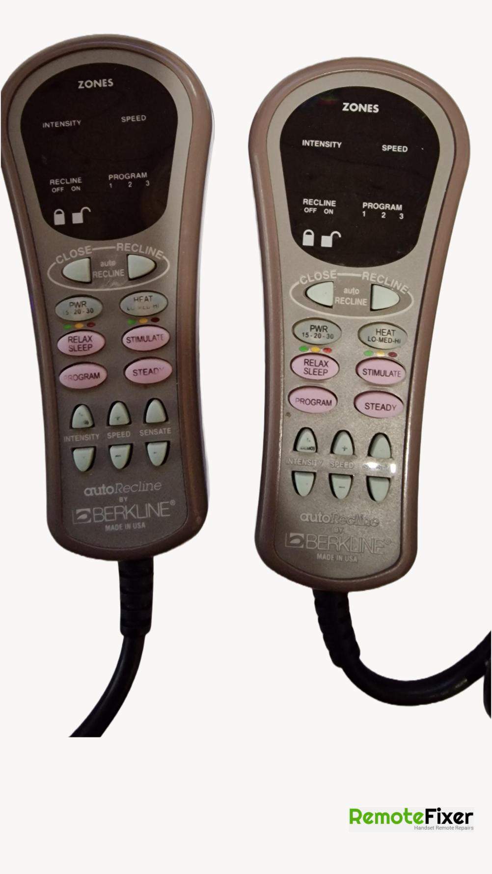 Berkline  Remote Control - Front Image