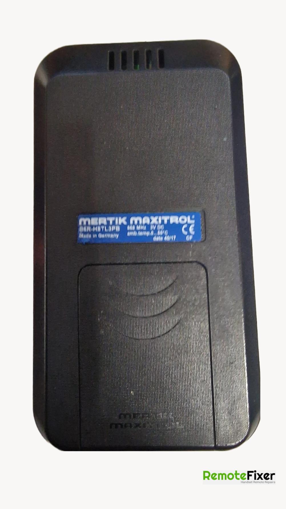 Mertik Maxitrol  Remote Control - Back Image