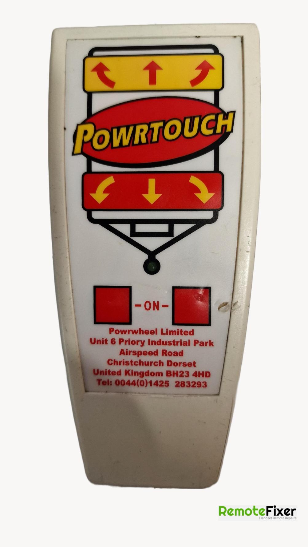 Powrtouch  Remote Control - Front Image