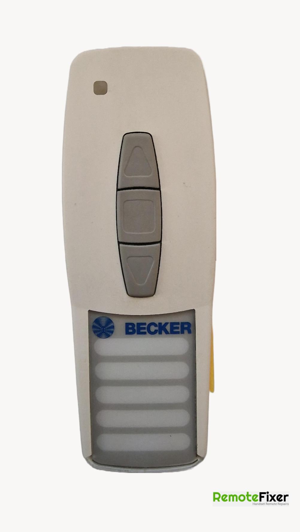 Becker  P143-02 Remote Control - Front Image