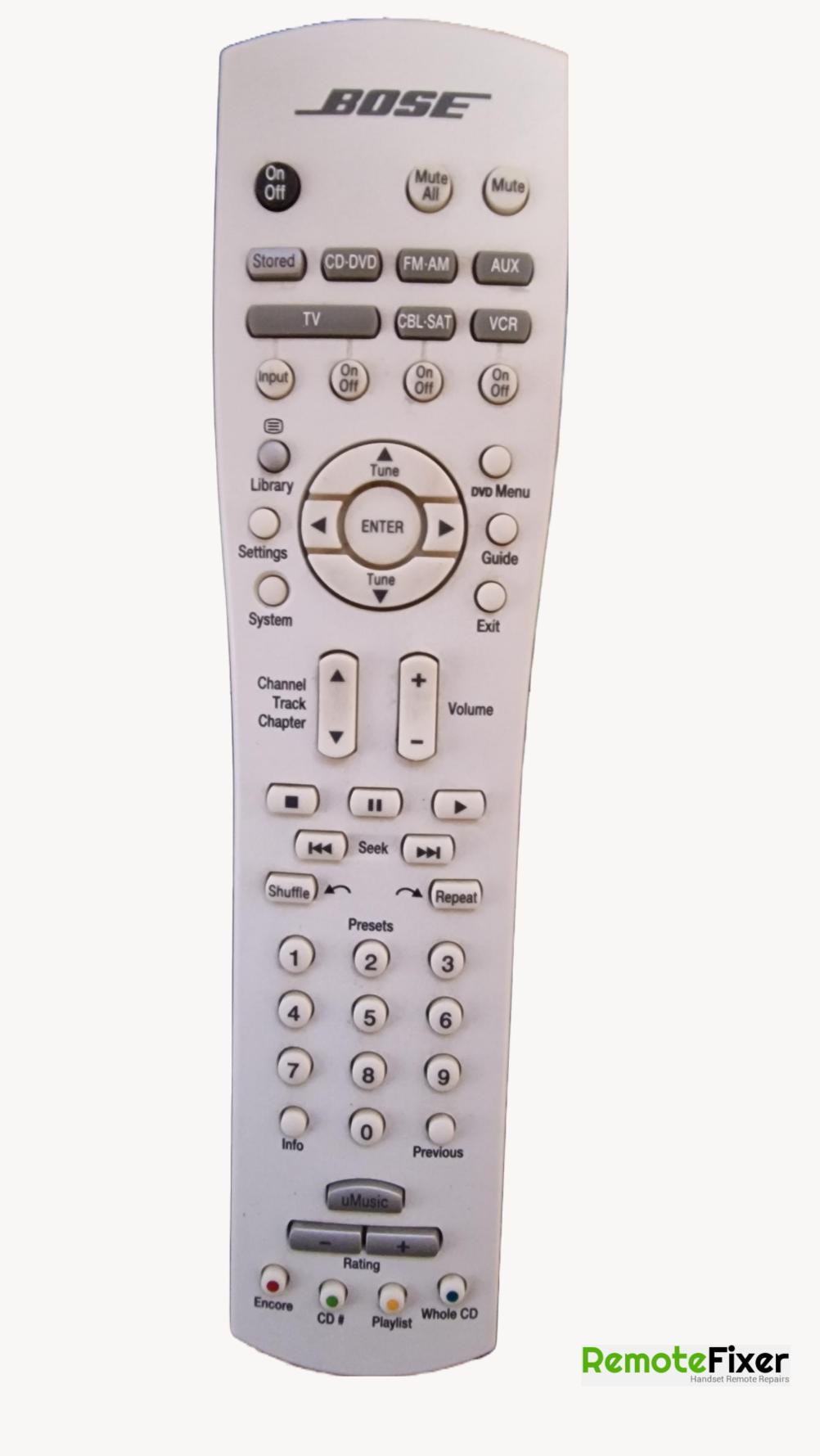 Bose  Remote Control - Front Image