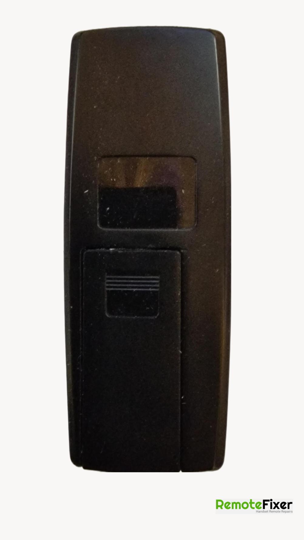 Valor 846  Remote Control - Back Image