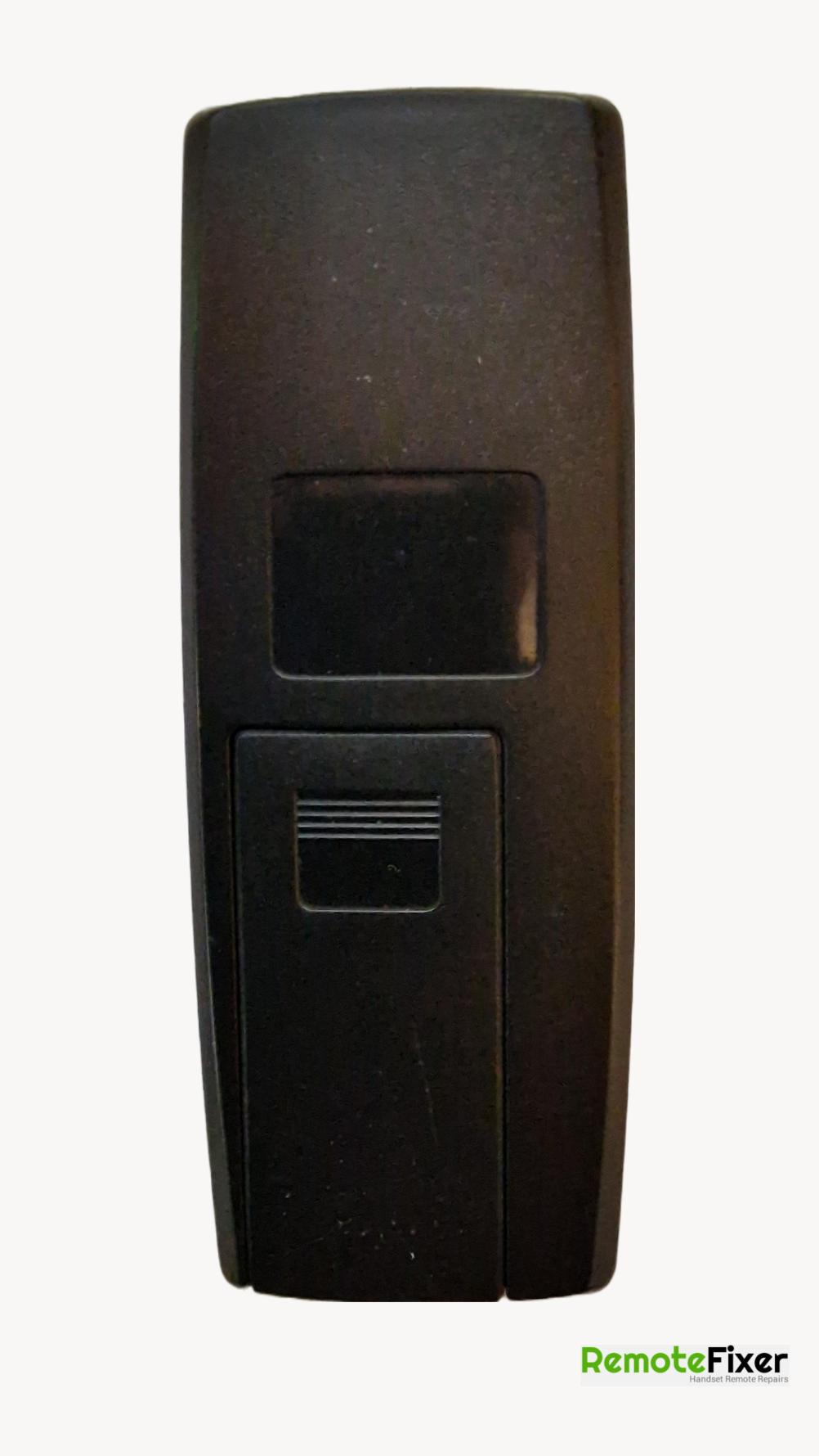 Valor 860 Remote Control - Back Image