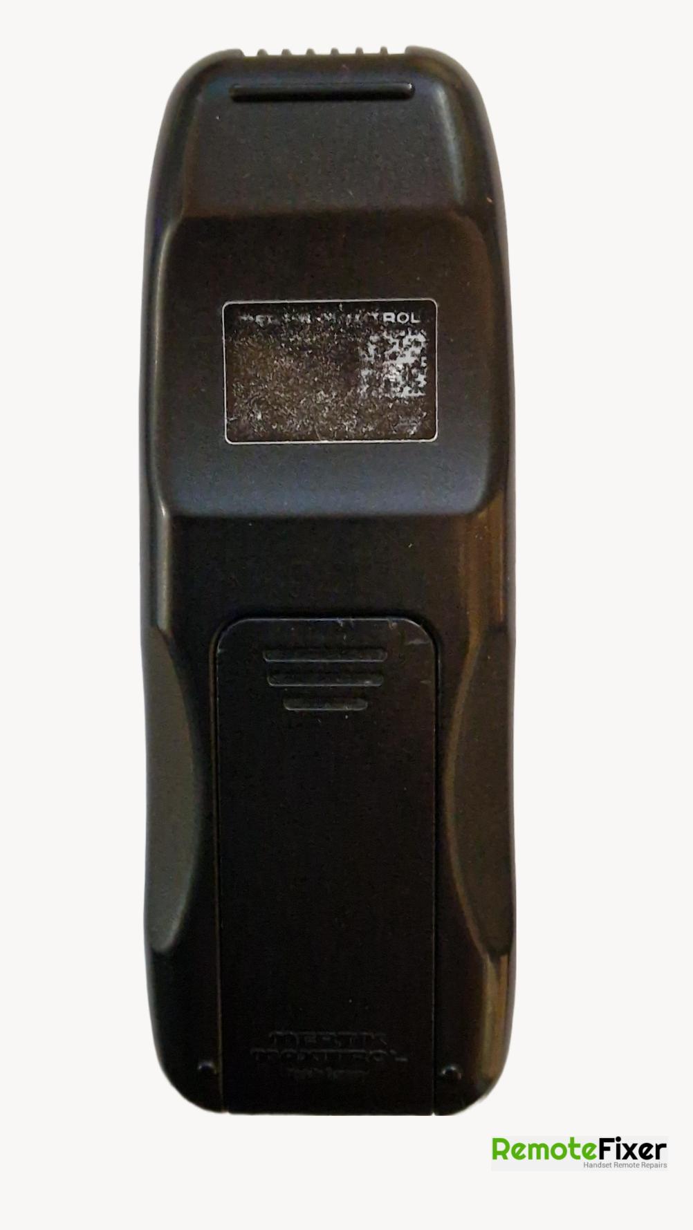 Gazco  Remote Control - Back Image