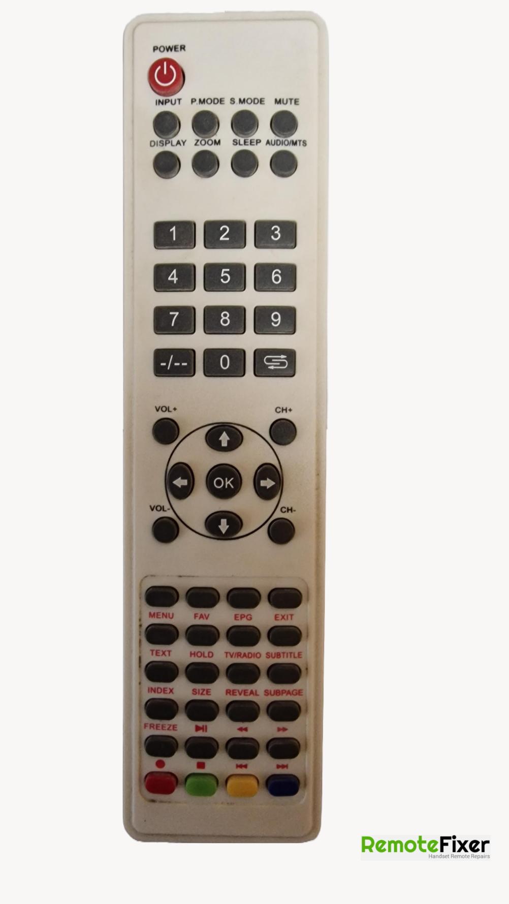 TV54K2  Remote Control - Front Image