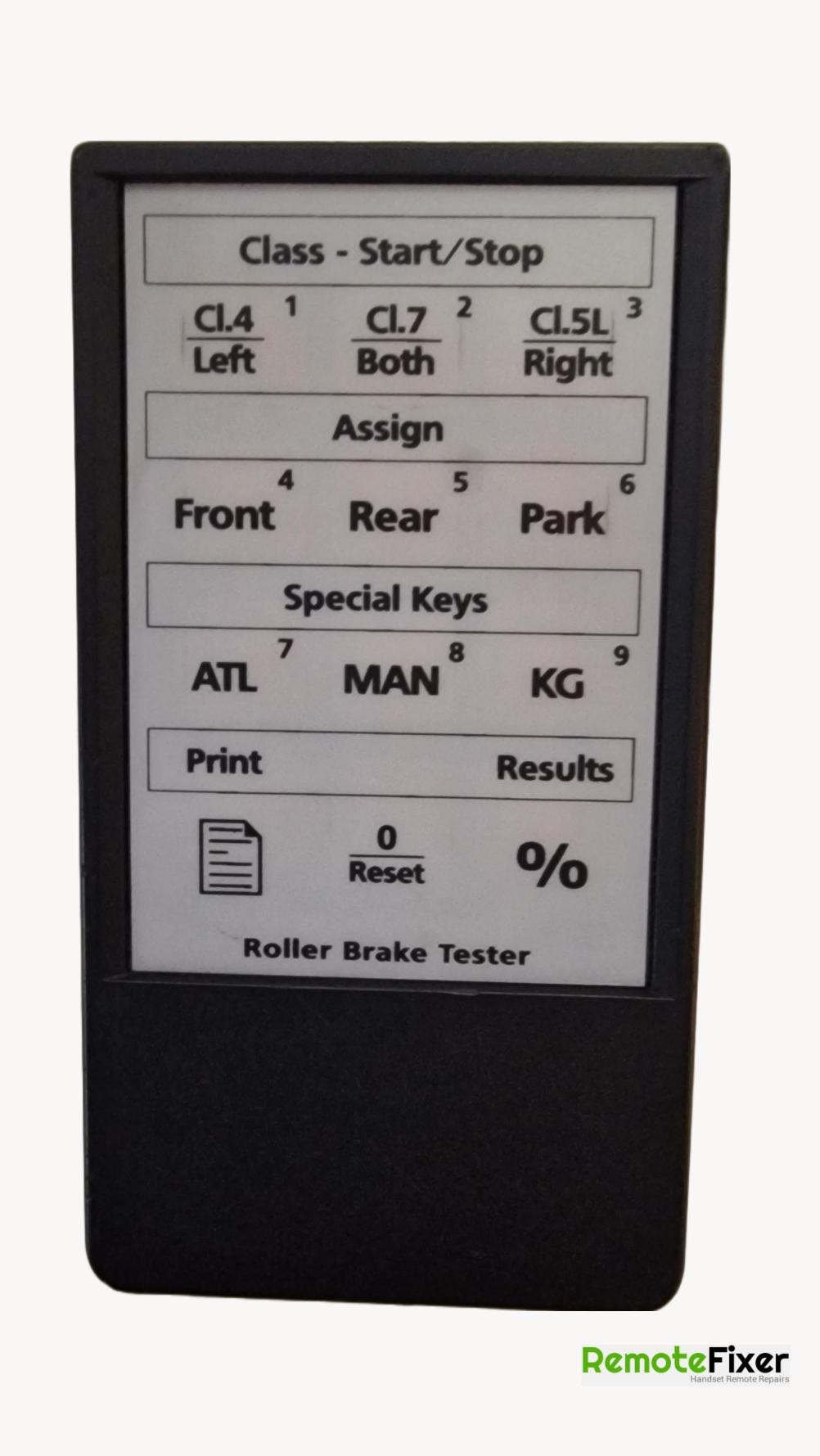 Tecalemit  Remote Control - Front Image