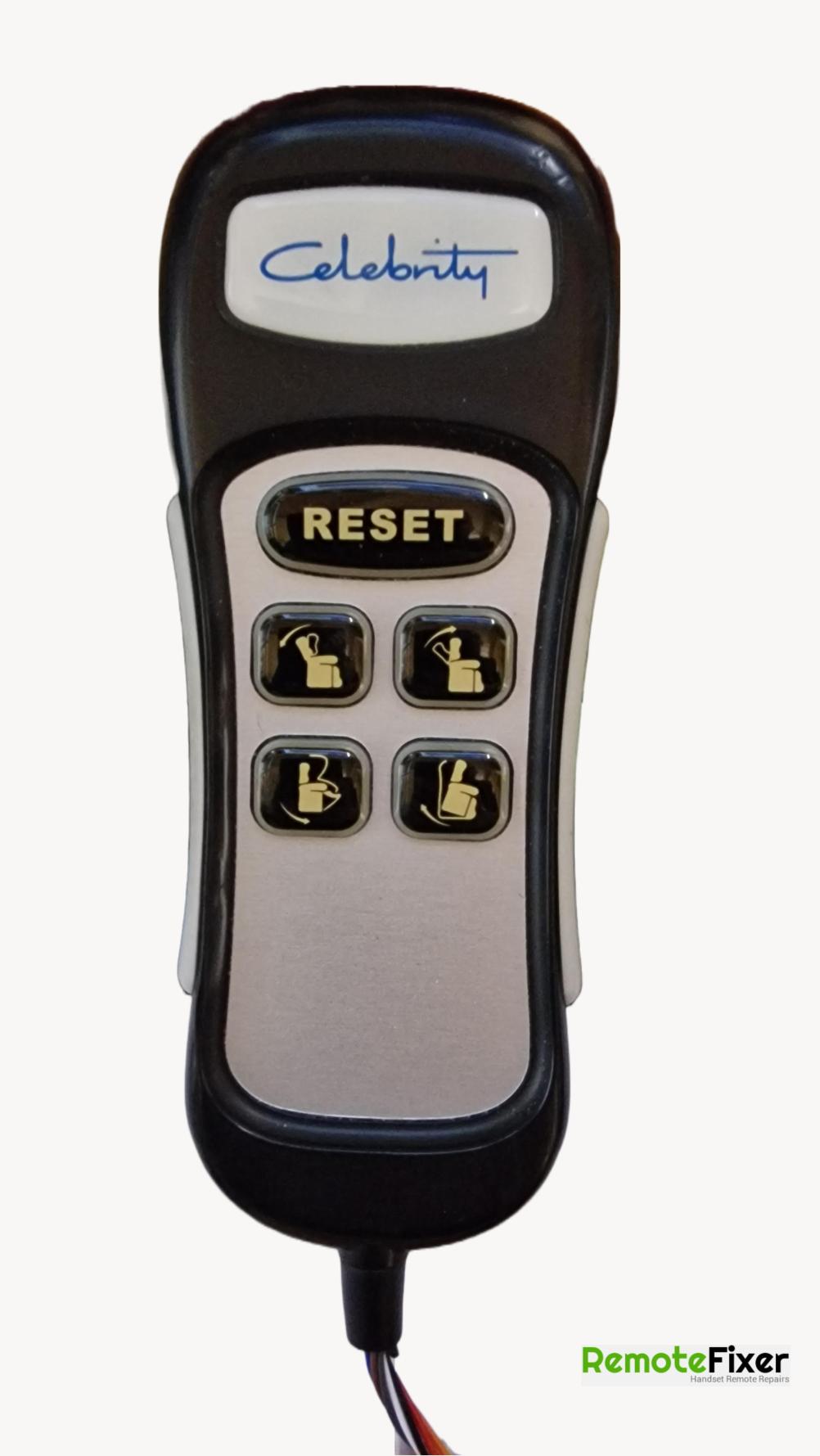 Celebrity  riser recliner Remote Control - Front Image