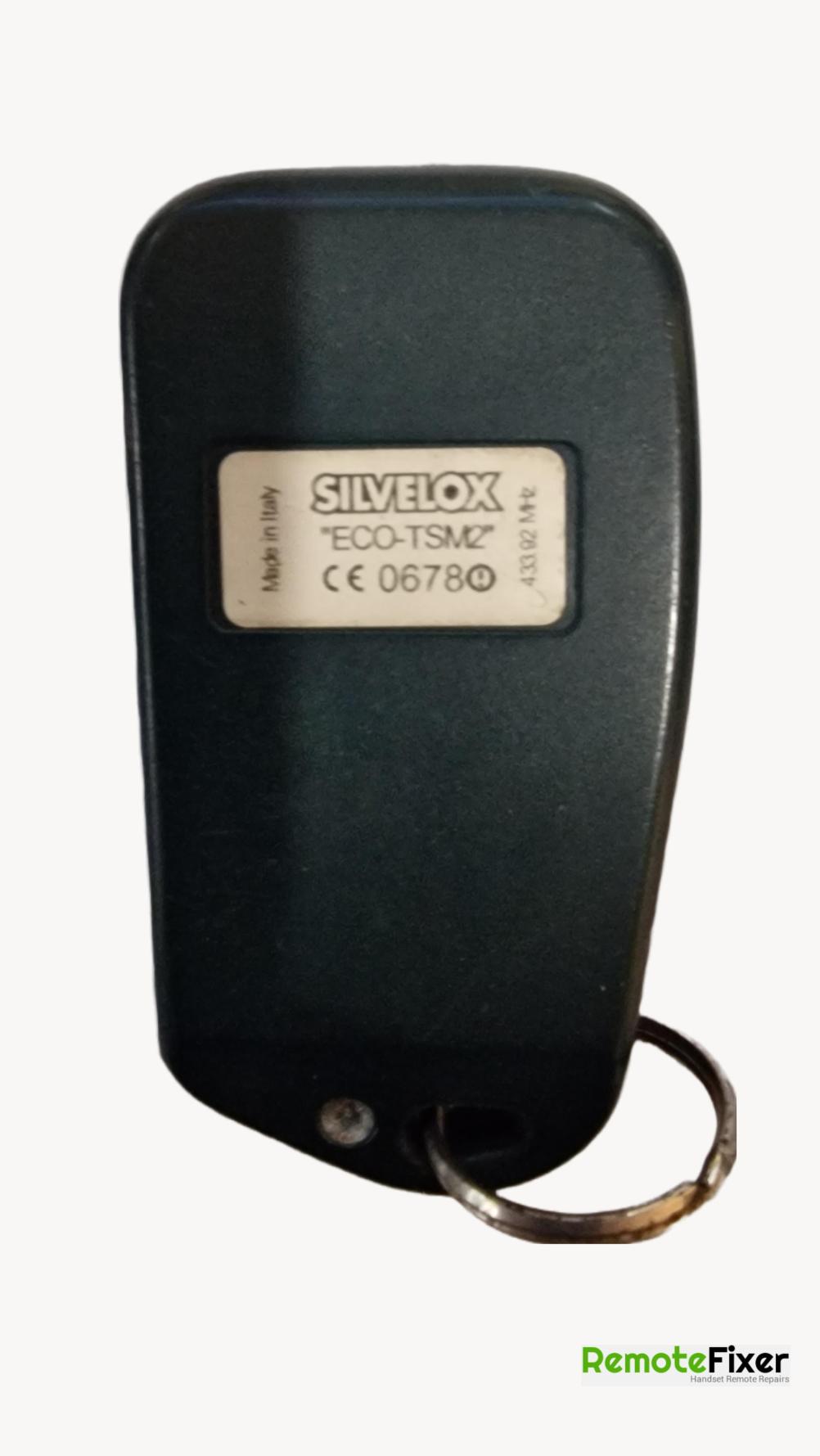 Silvelox  ECO-TSM2 Remote Control - Back Image