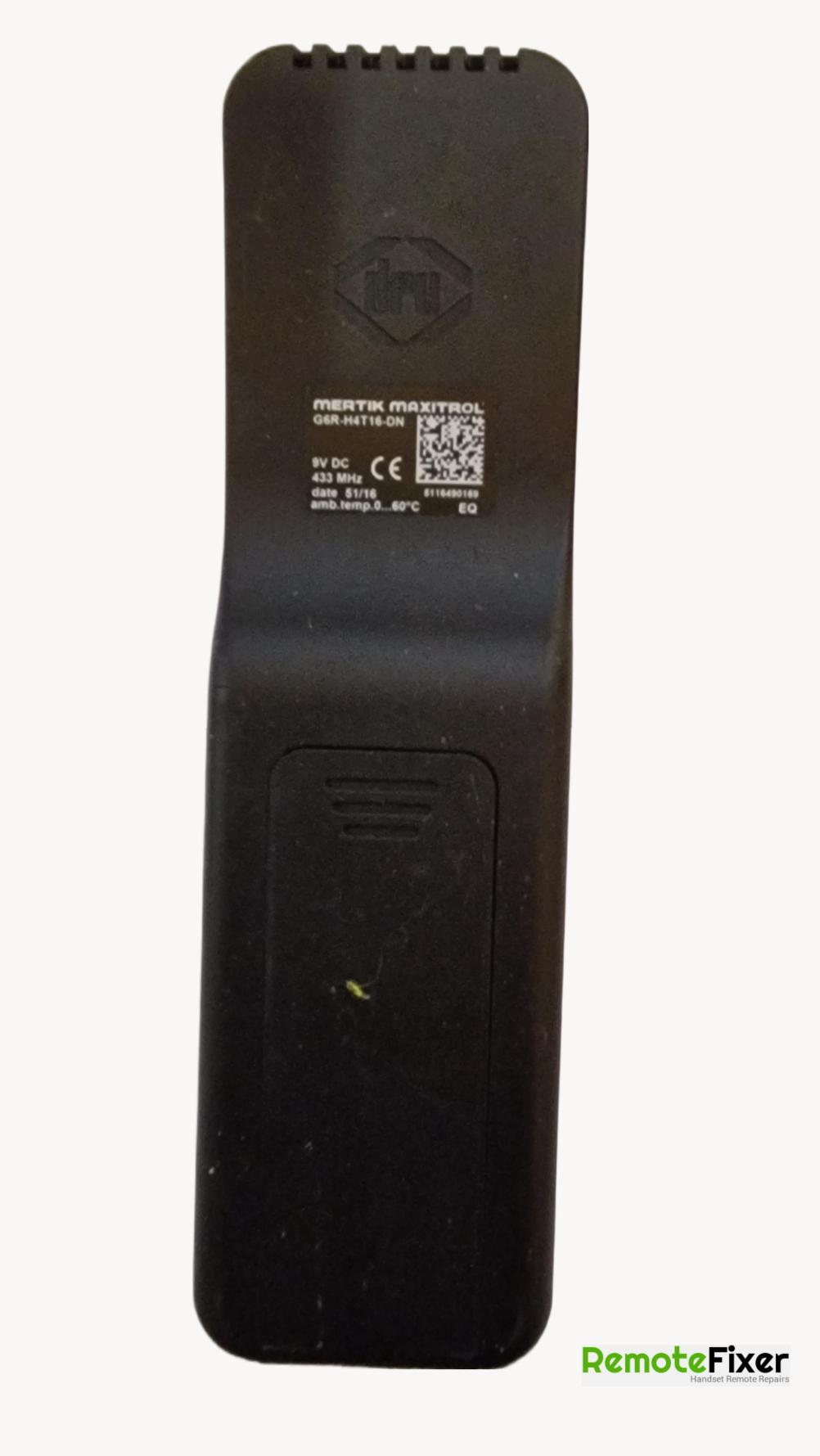 Dru  Remote Control - Back Image