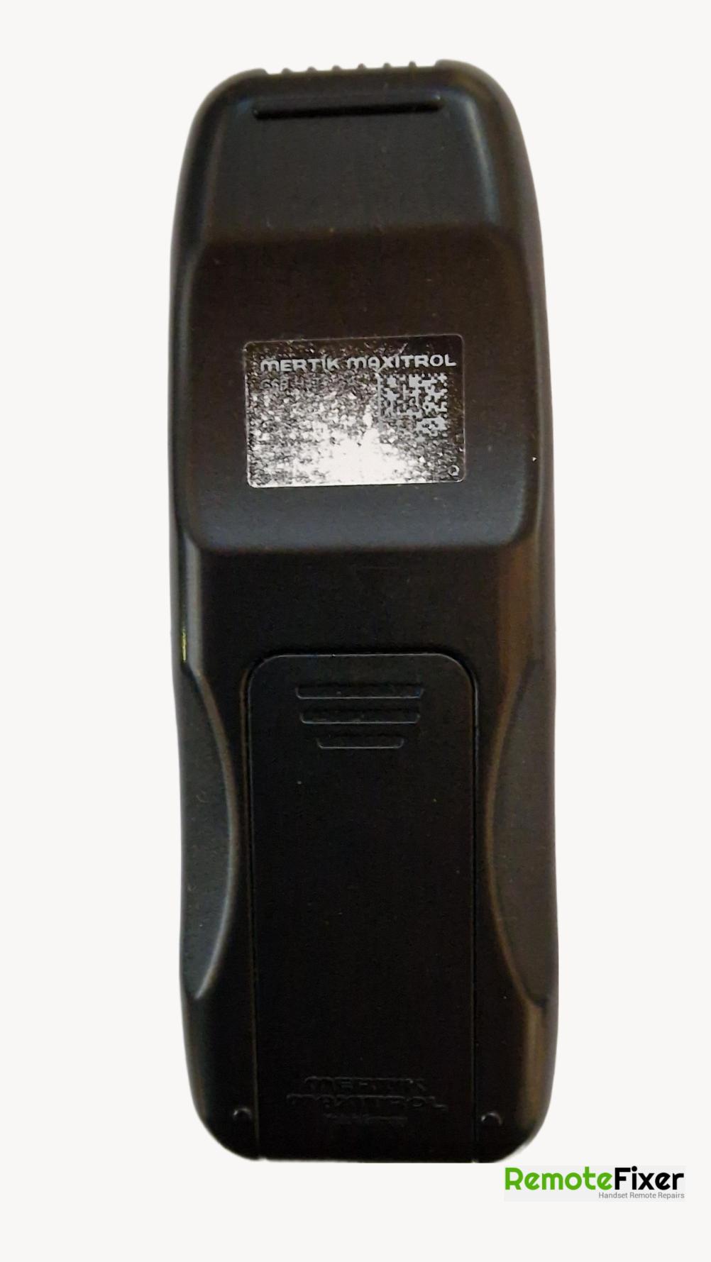 Mertik Maxitrol G6R H4T5 GA Remote Control - Back Image