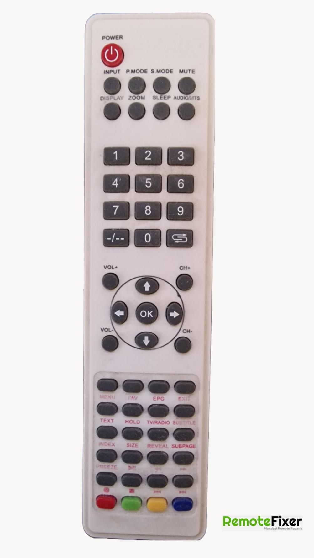 Tv54k2    Remote Control - Front Image