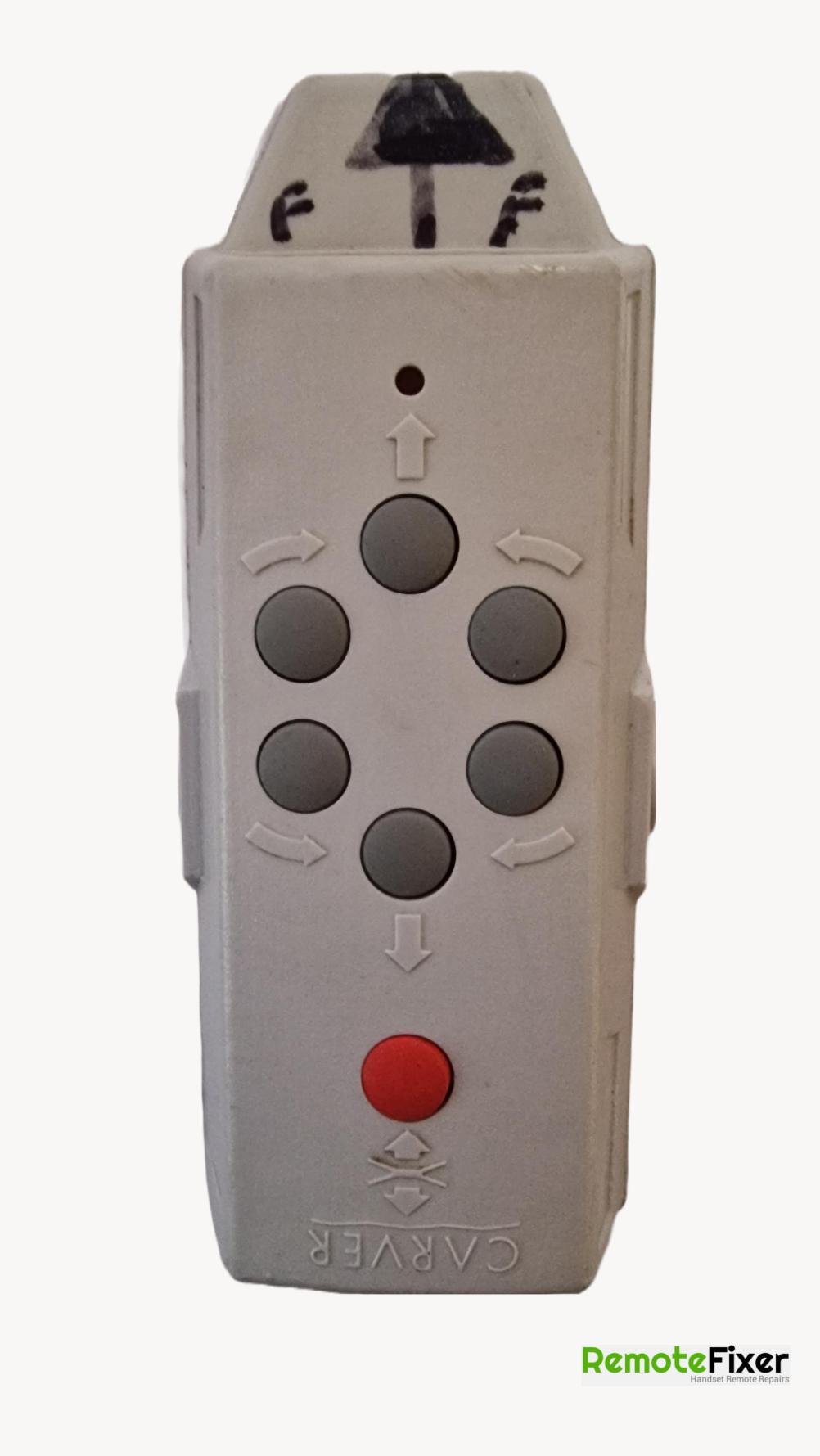 Carver  Remote Control - Front Image