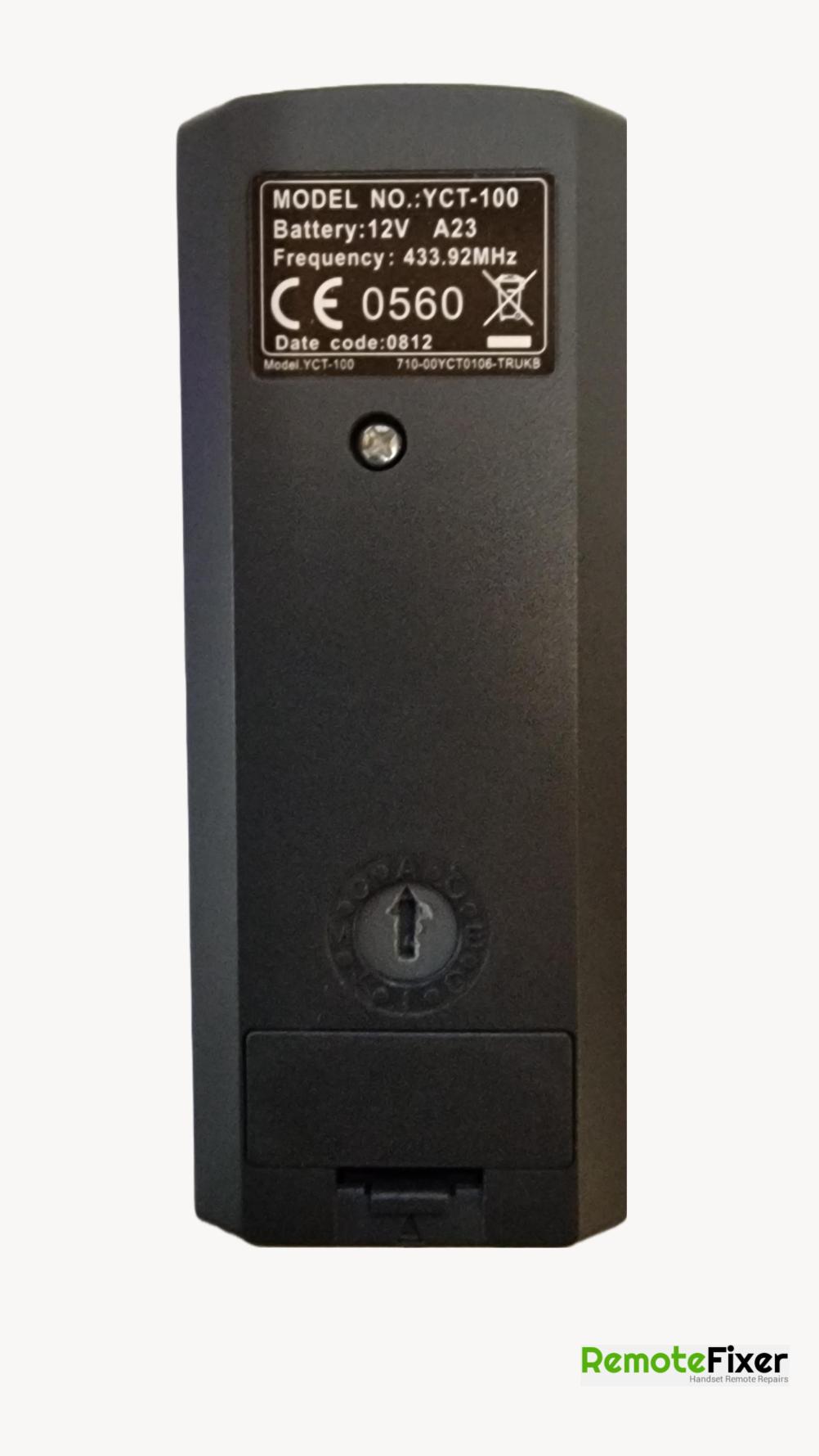 Flamerite  Remote Control - Back Image