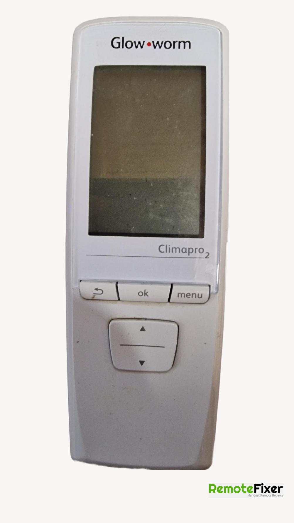 Clima pro 2 glow-worm Remote Control - Front Image