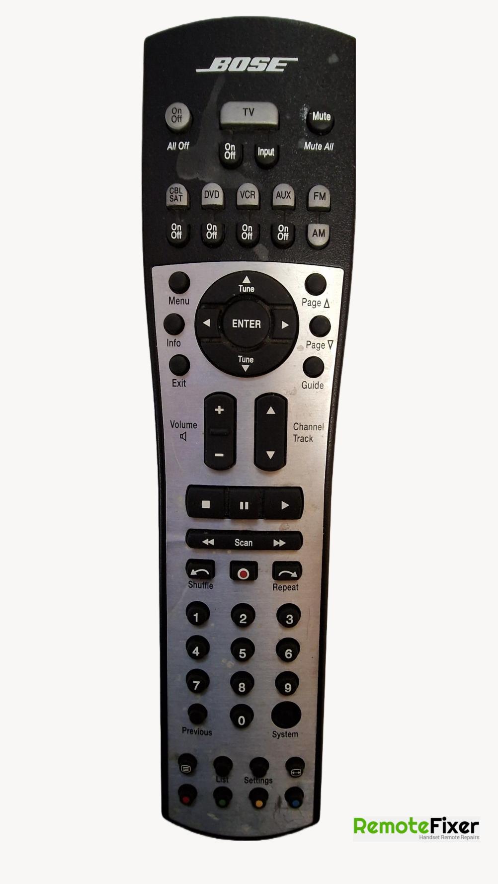 BOSE  RCV1T-40 Remote Control - Front Image