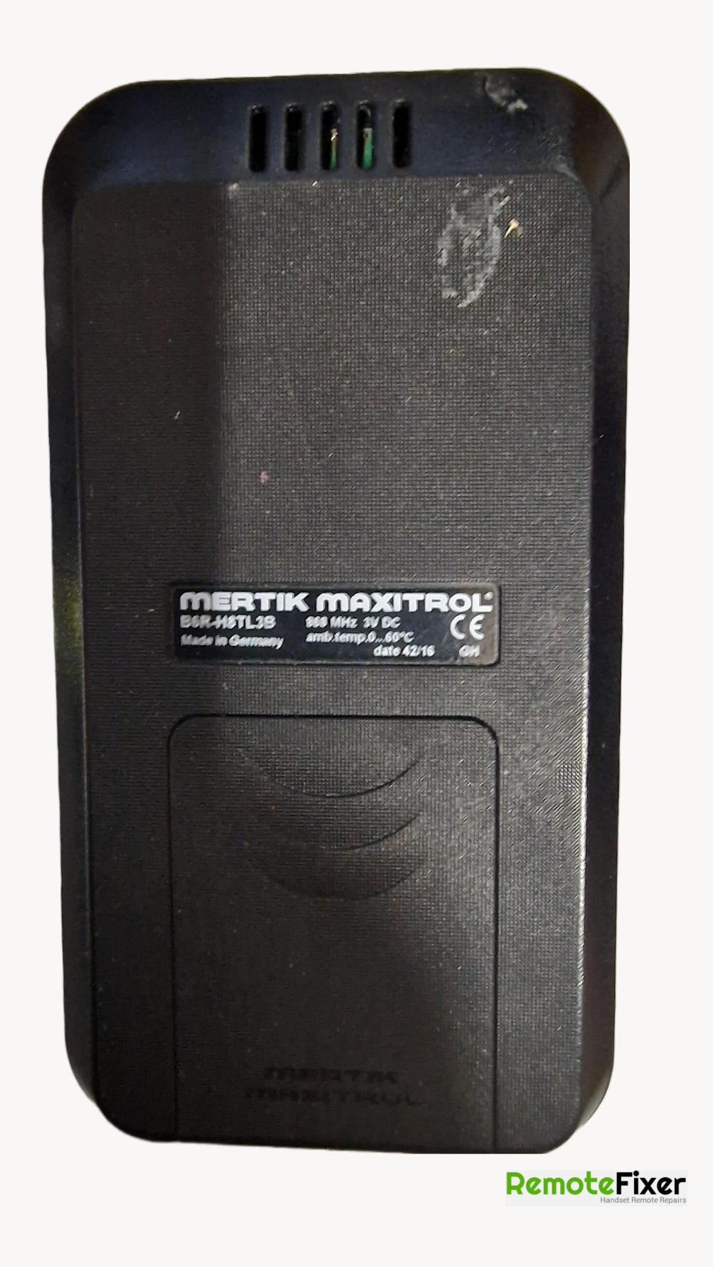 Mertik Maxitrol  B6R-H8TL3B Remote Control - Back Image