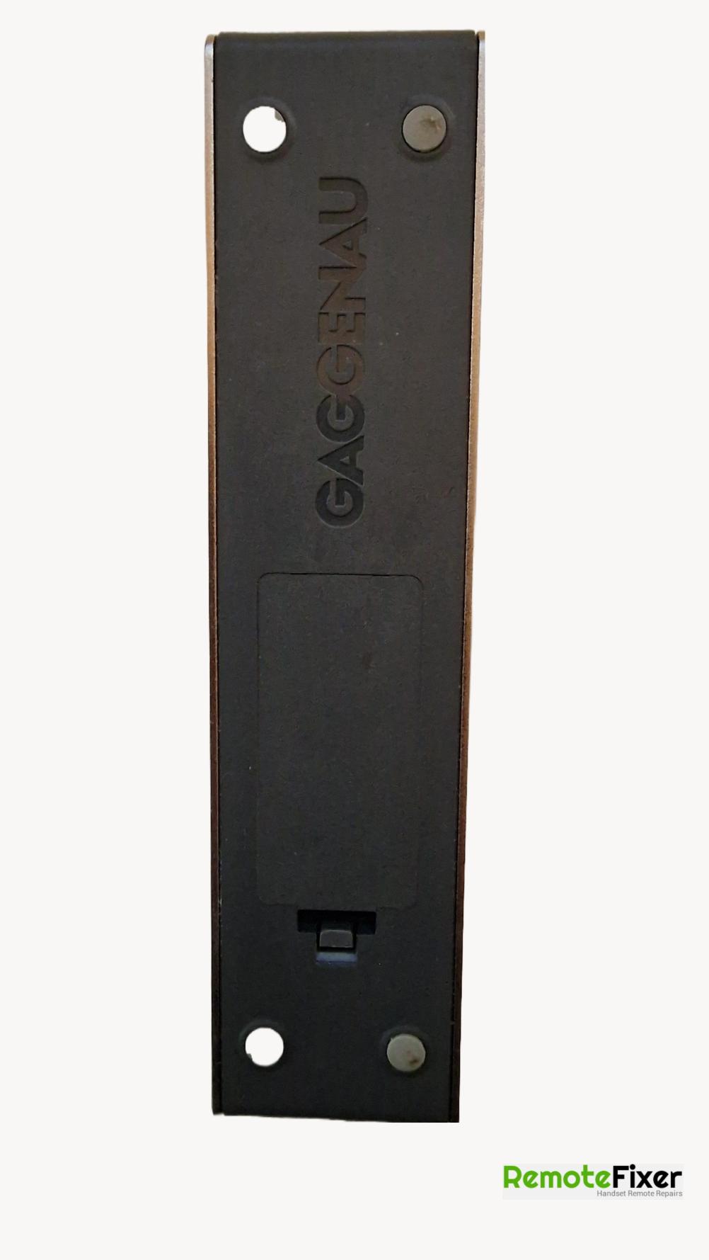 Gaggenau   Remote Control - Back Image