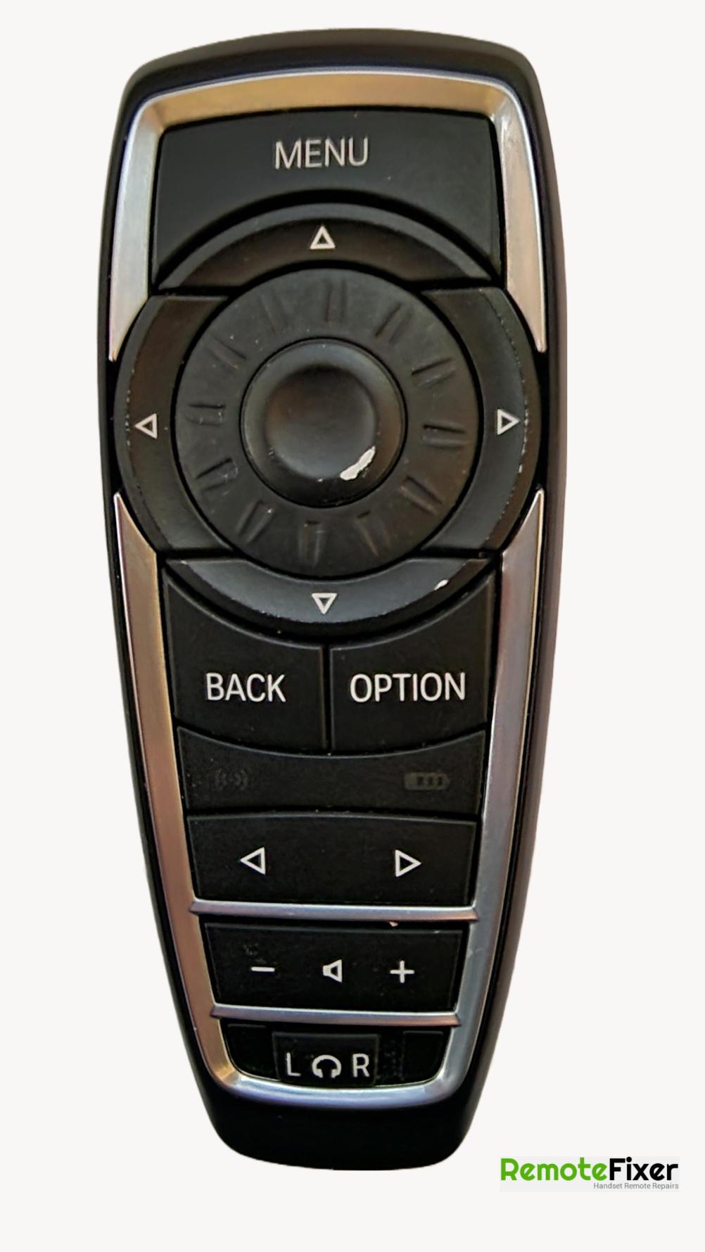 BMW dvd entertainment  Remote Control - Front Image