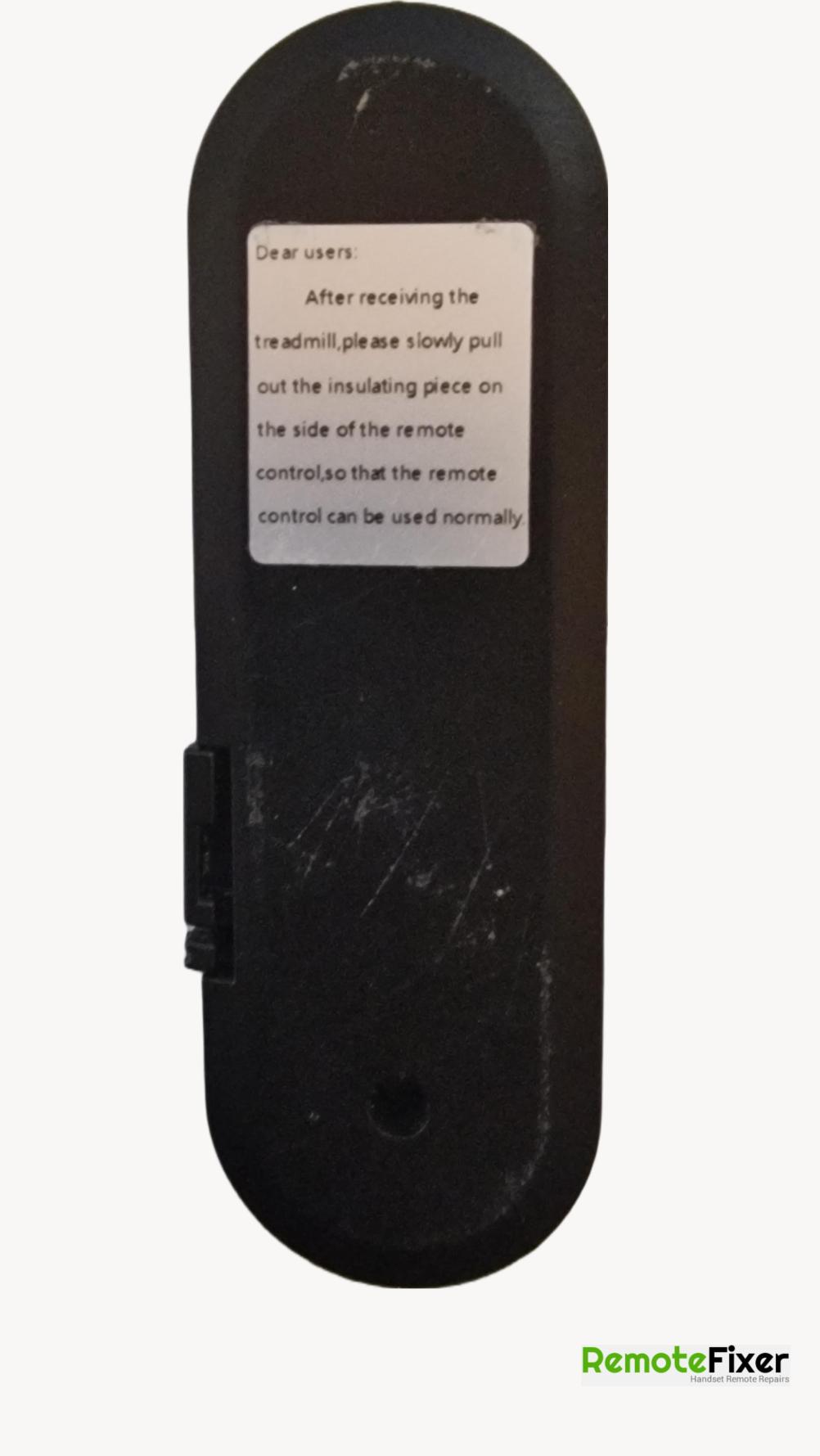 Bigzzia  Remote Control - Back Image