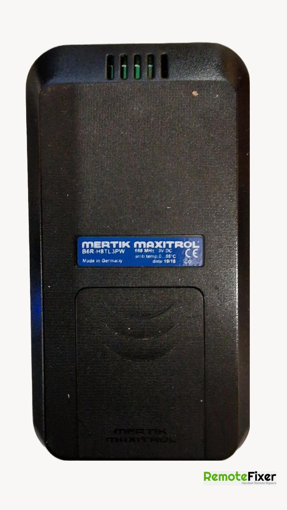 Mertik Maxitrol  Remote Control - Back Image