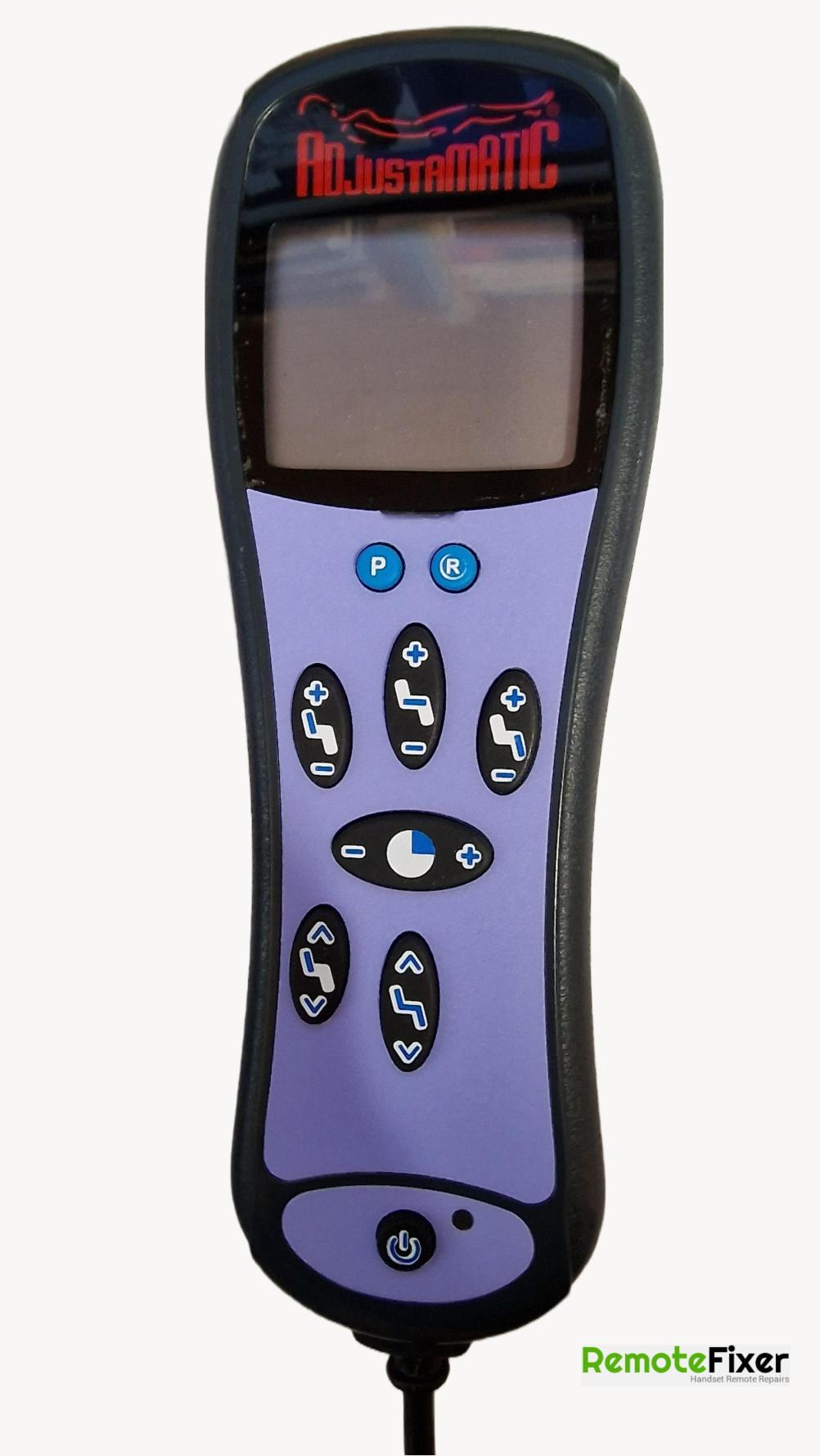 Adjustamatic Ascot chair Remote Control - Front Image
