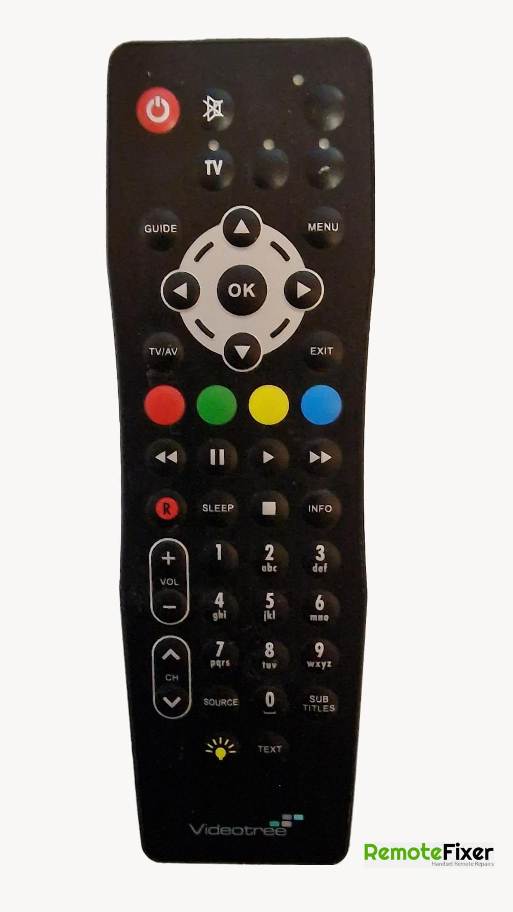 VideoTree  Remote Control - Front Image
