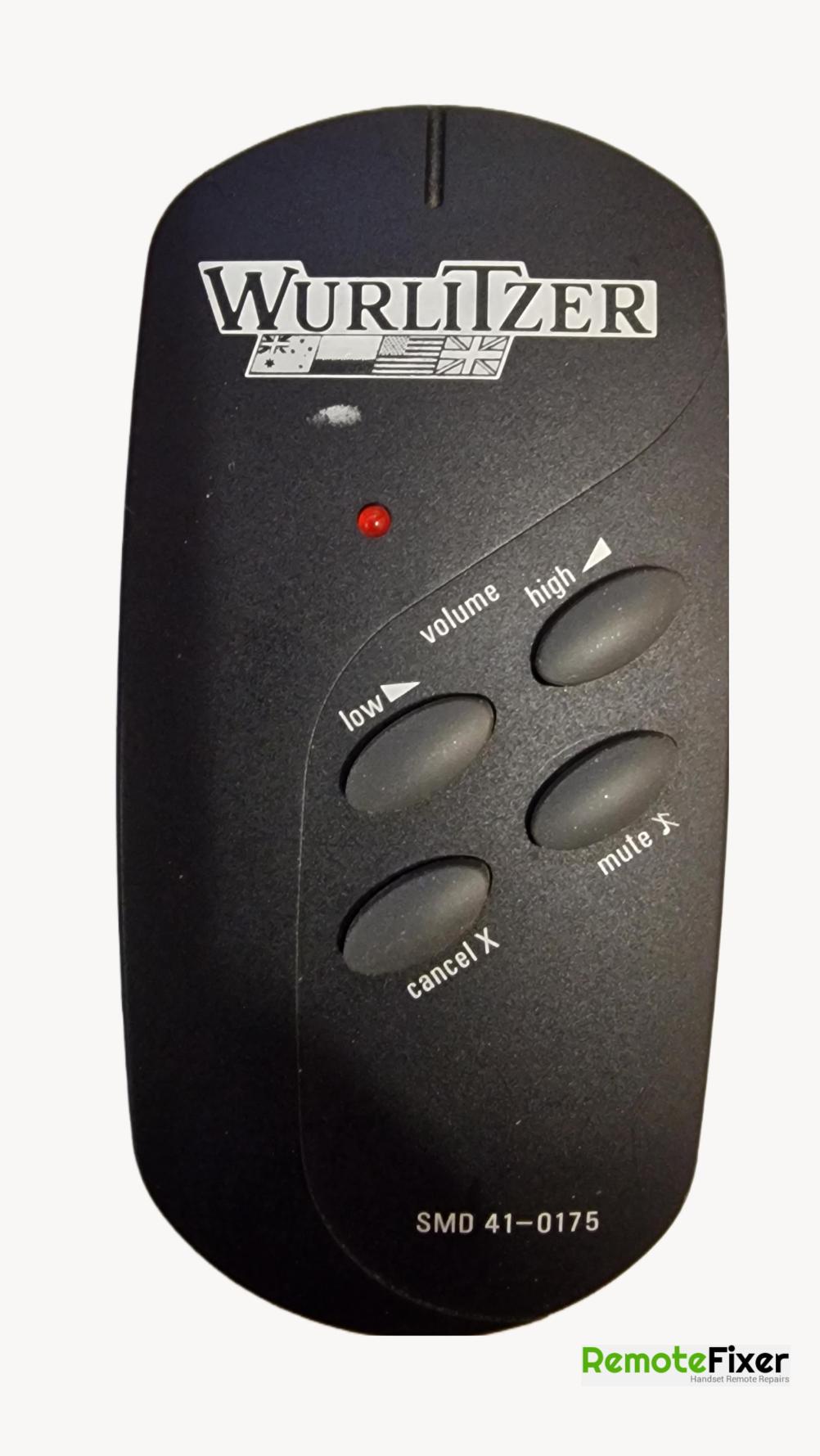 Wurlitzer SMD41-0175 Remote Control - Front Image