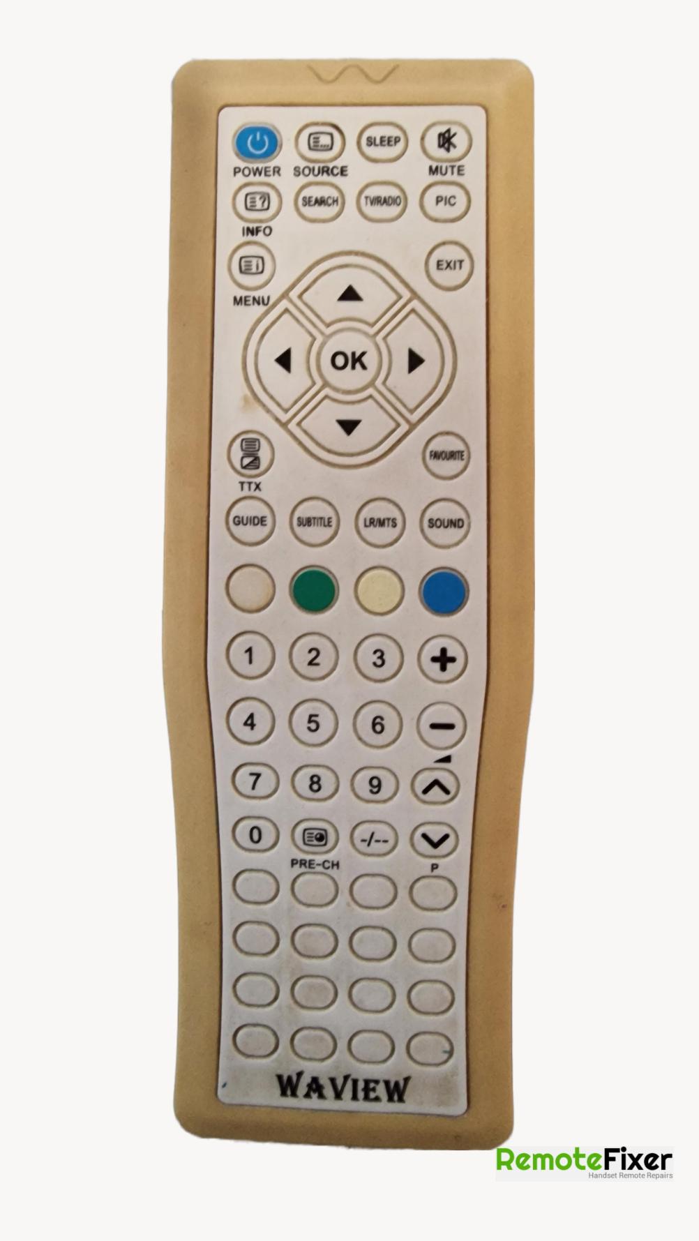 Waview Bathroom TV Remote Control - Front Image