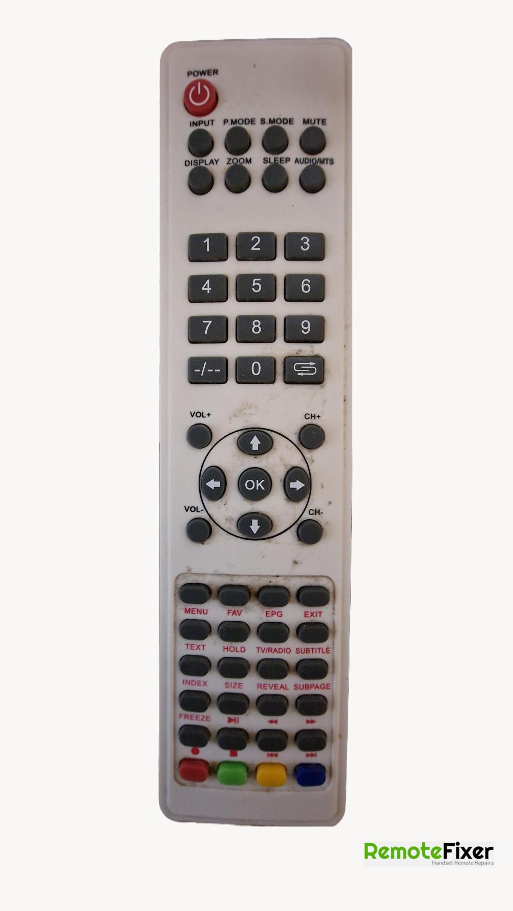 TV54K2  Remote Control - Front Image