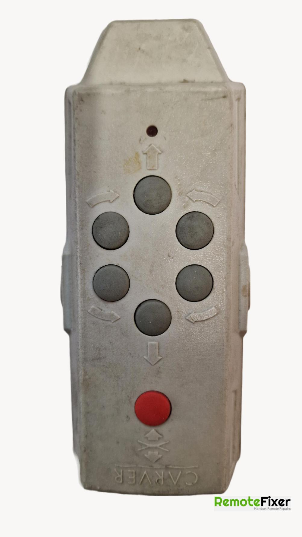 Carver  Remote Control - Front Image