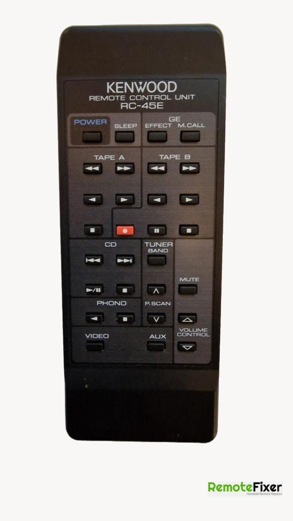 Kenwood  RC-45E Remote Control - Front Image