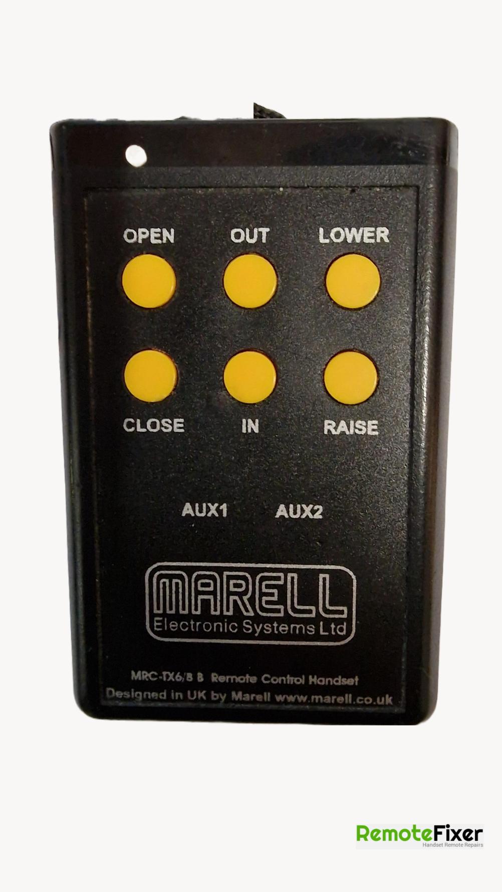 Marell ltd MRC/tx6/8  Remote Control - Front Image
