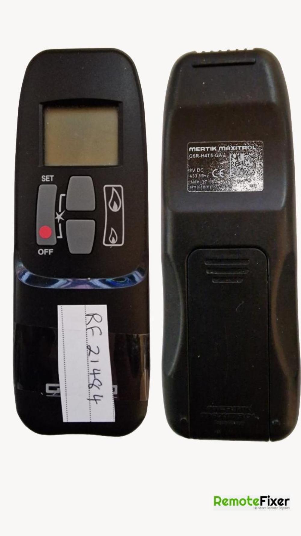 Gazco  Remote Control - Front Image