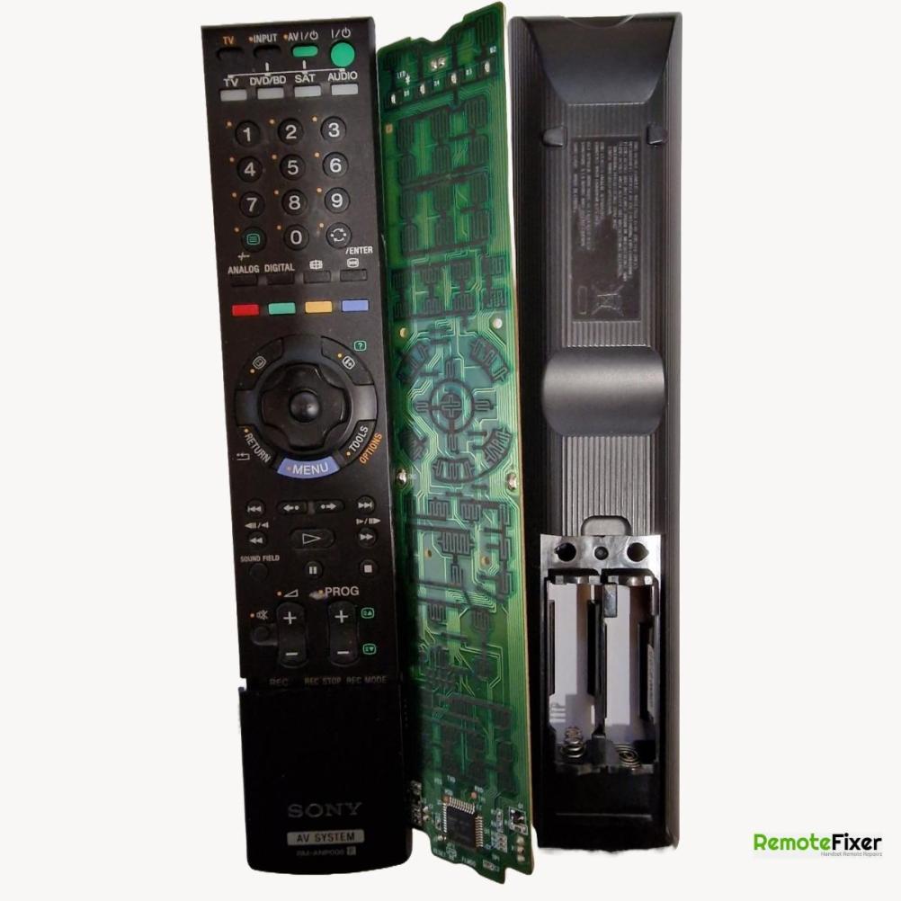 Sony   Remote Control - Front Image