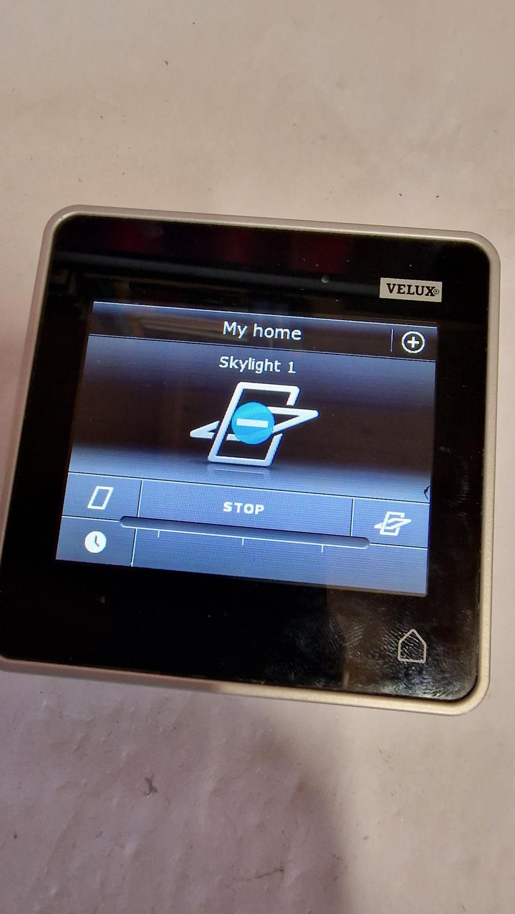 Integra Velux Home  KLR200 Remote Control - Inside Image