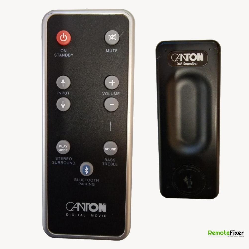 Canton  dm75 Remote Control - Front Image