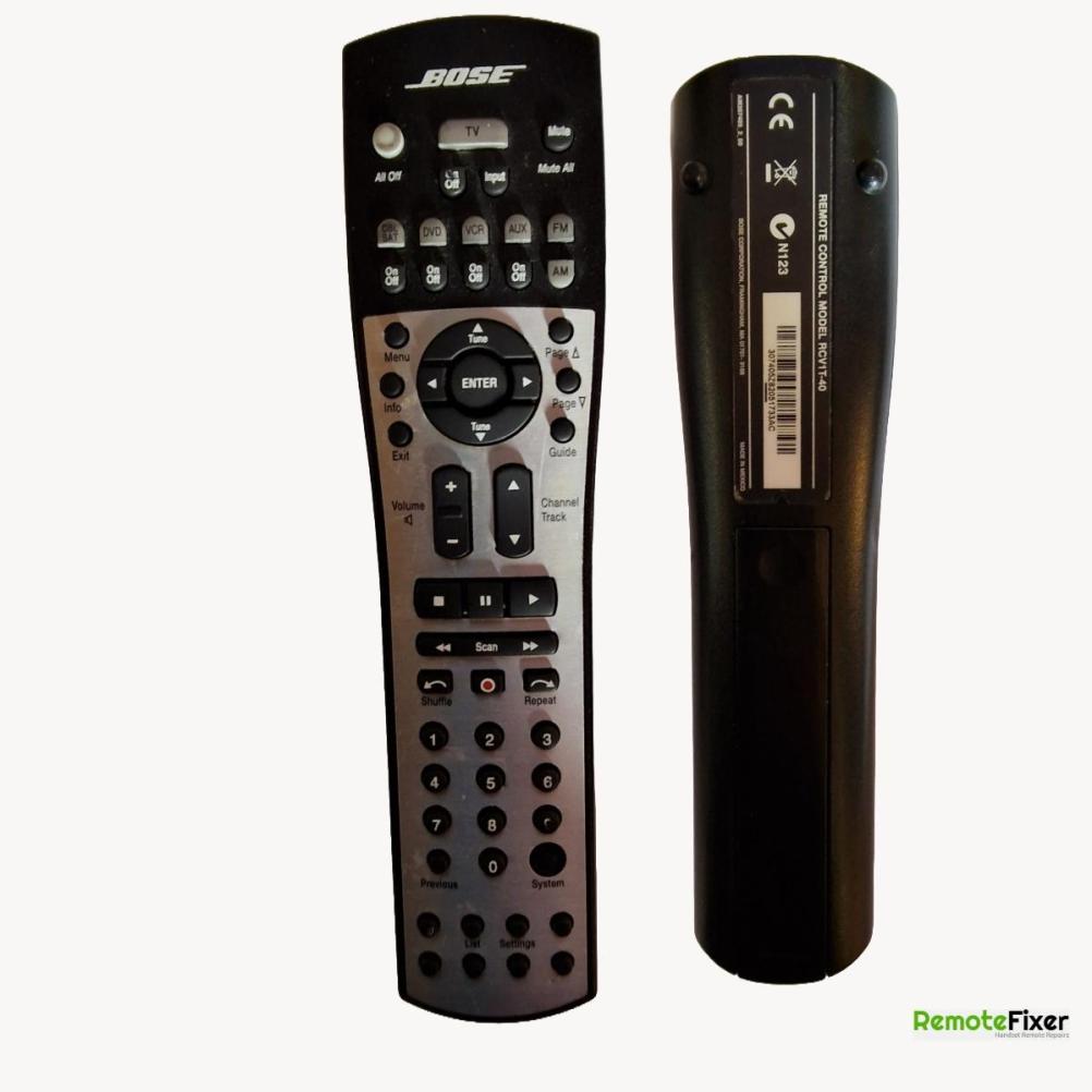 Bose V30 Remote Control - Front Image