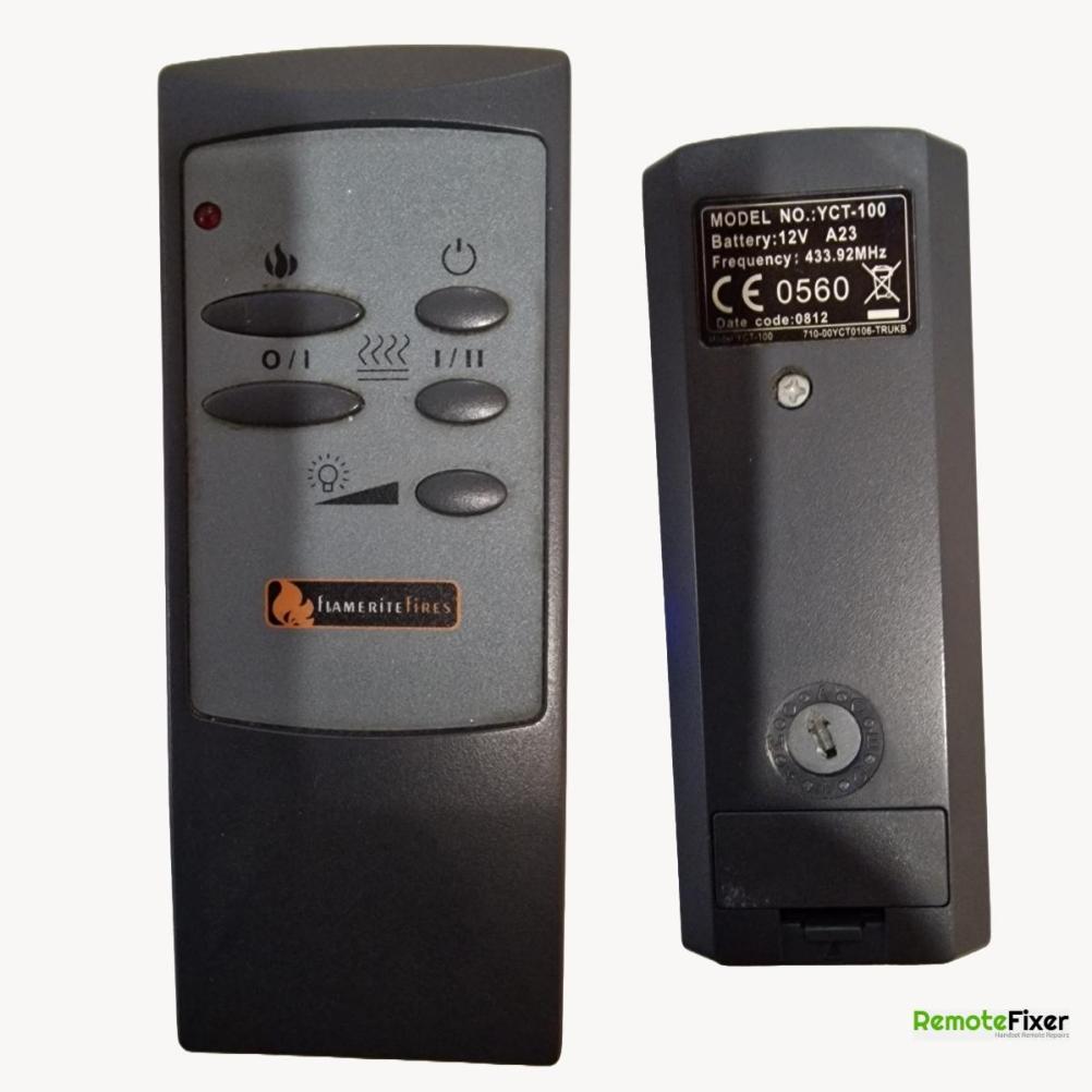 Flamerite Fires  Remote Control - Front Image