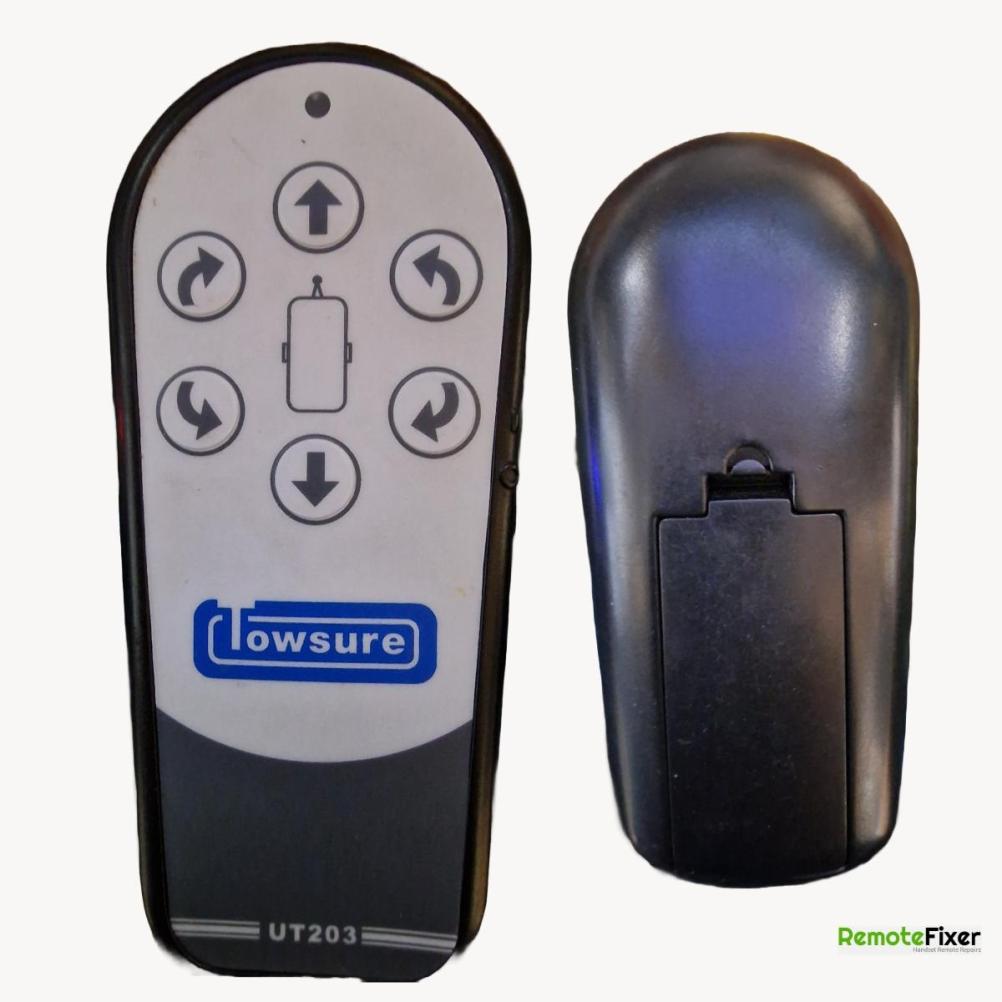 Towsure motor mover  UT 203 Remote Control - Front Image