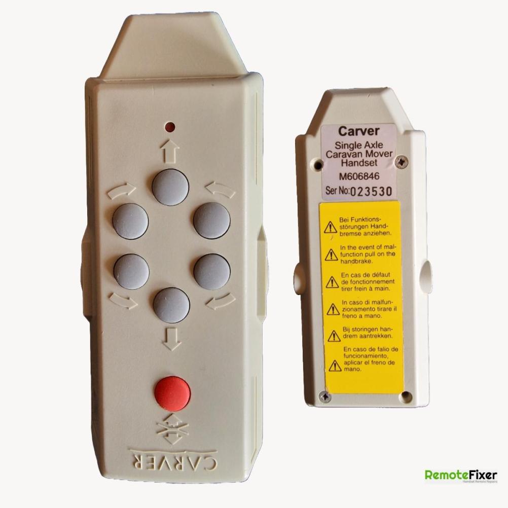 Carver   Remote Control - Front Image