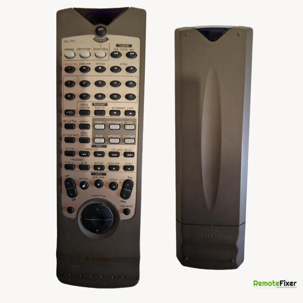 Teac RC-711 Remote Control - Front Image