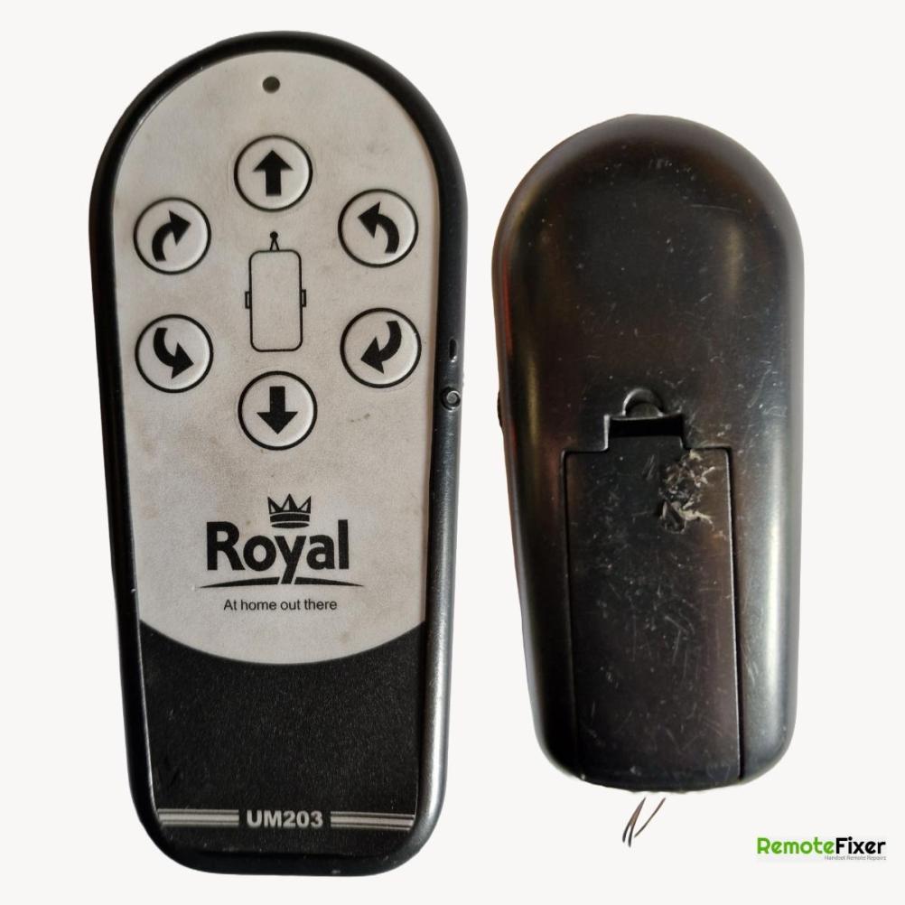 Royal UM203 Remote Control - Front Image