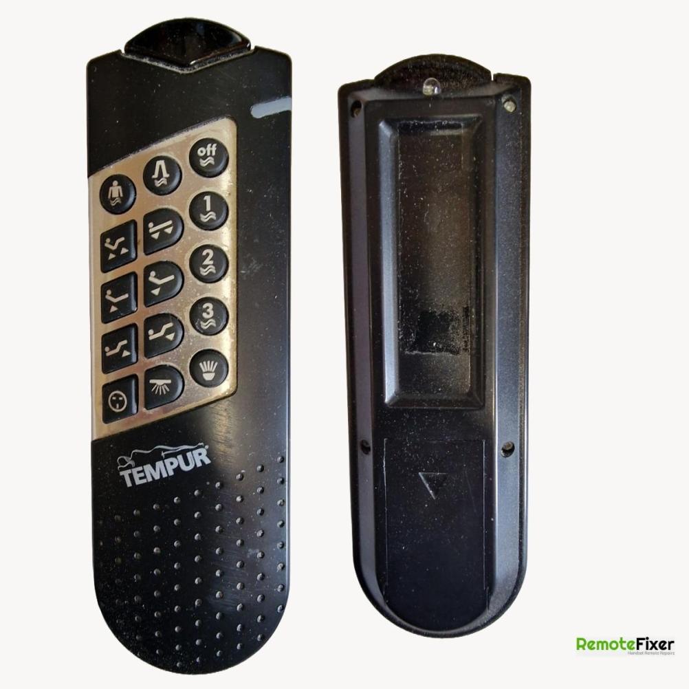 Tempur  Remote Control - Front Image