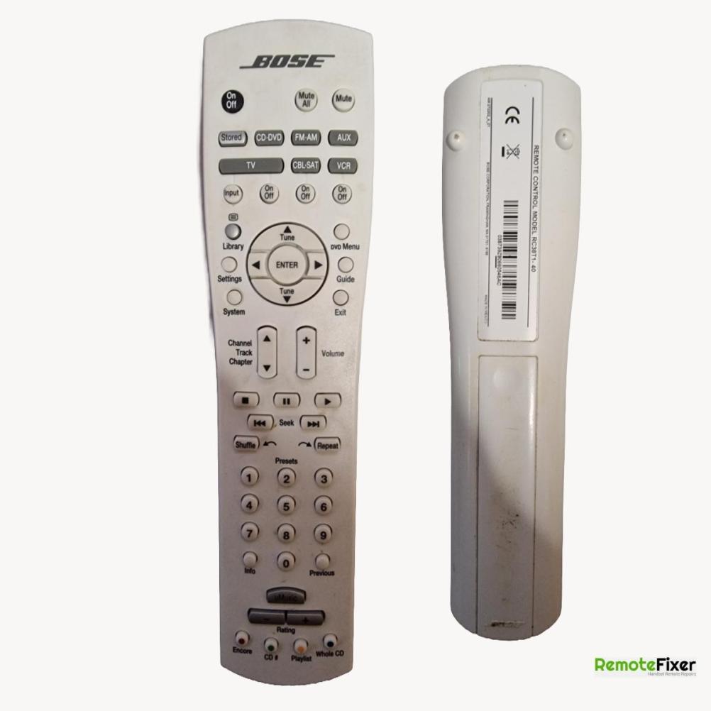 Bose RC38t1-40  Remote Control - Front Image