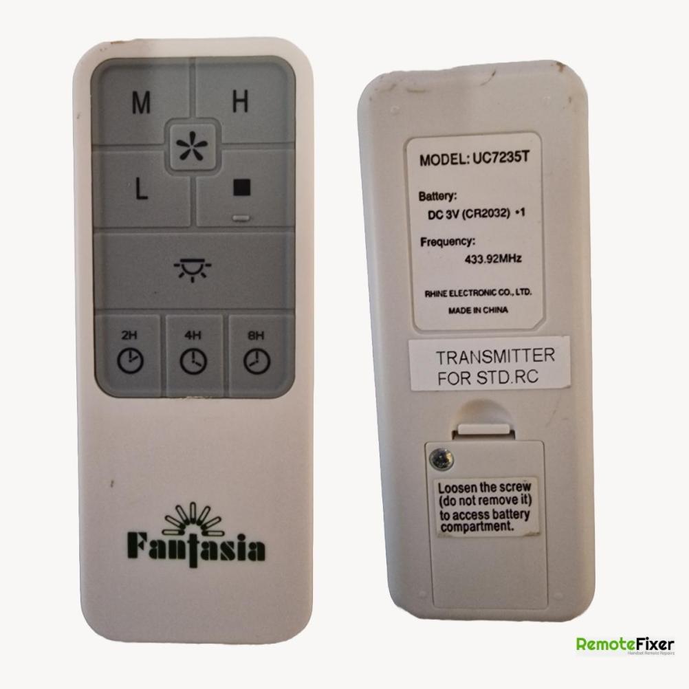 Fantasia  Remote Control - Front Image