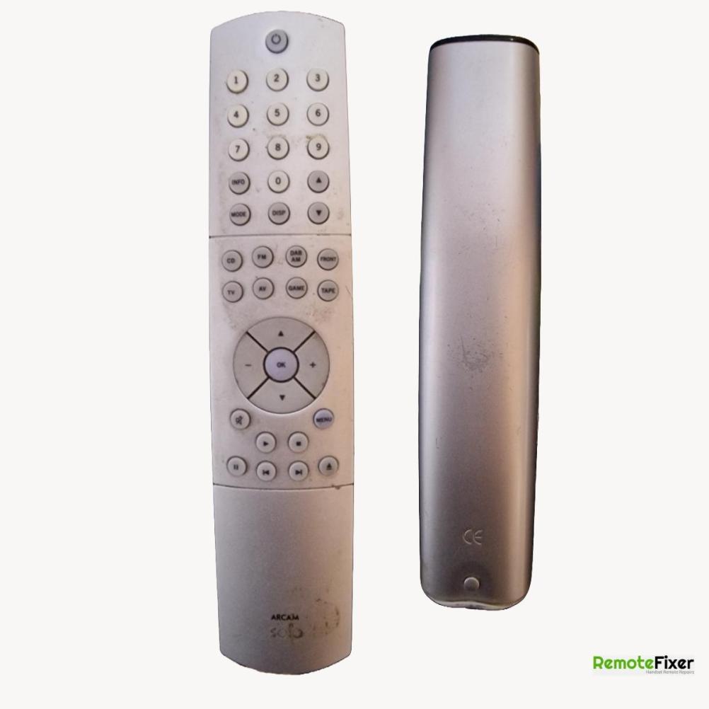 Arcam Solo Remote Control - Front Image