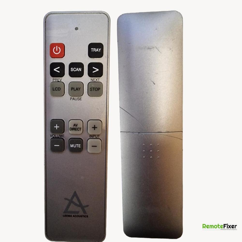 Leema Acoustics  Remote Control - Front Image