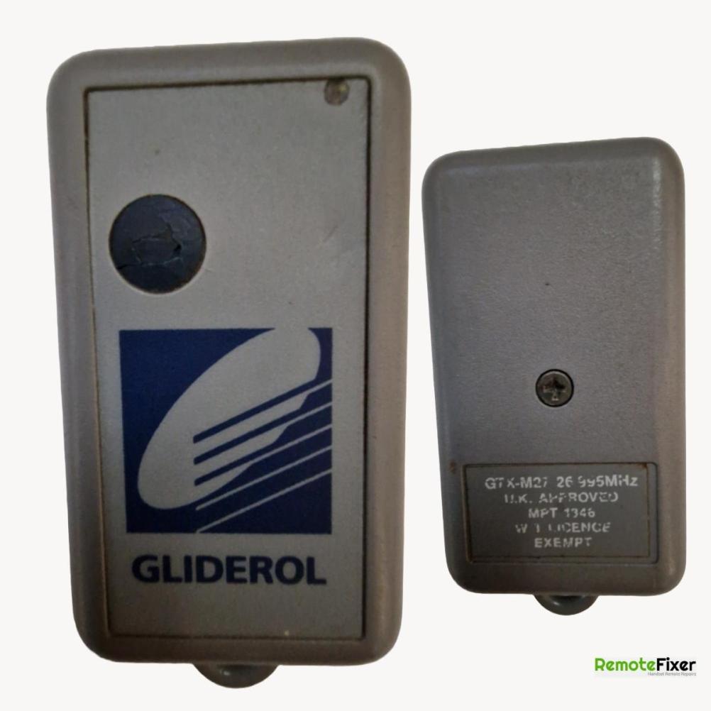 Gliderol  Remote Control - Front Image